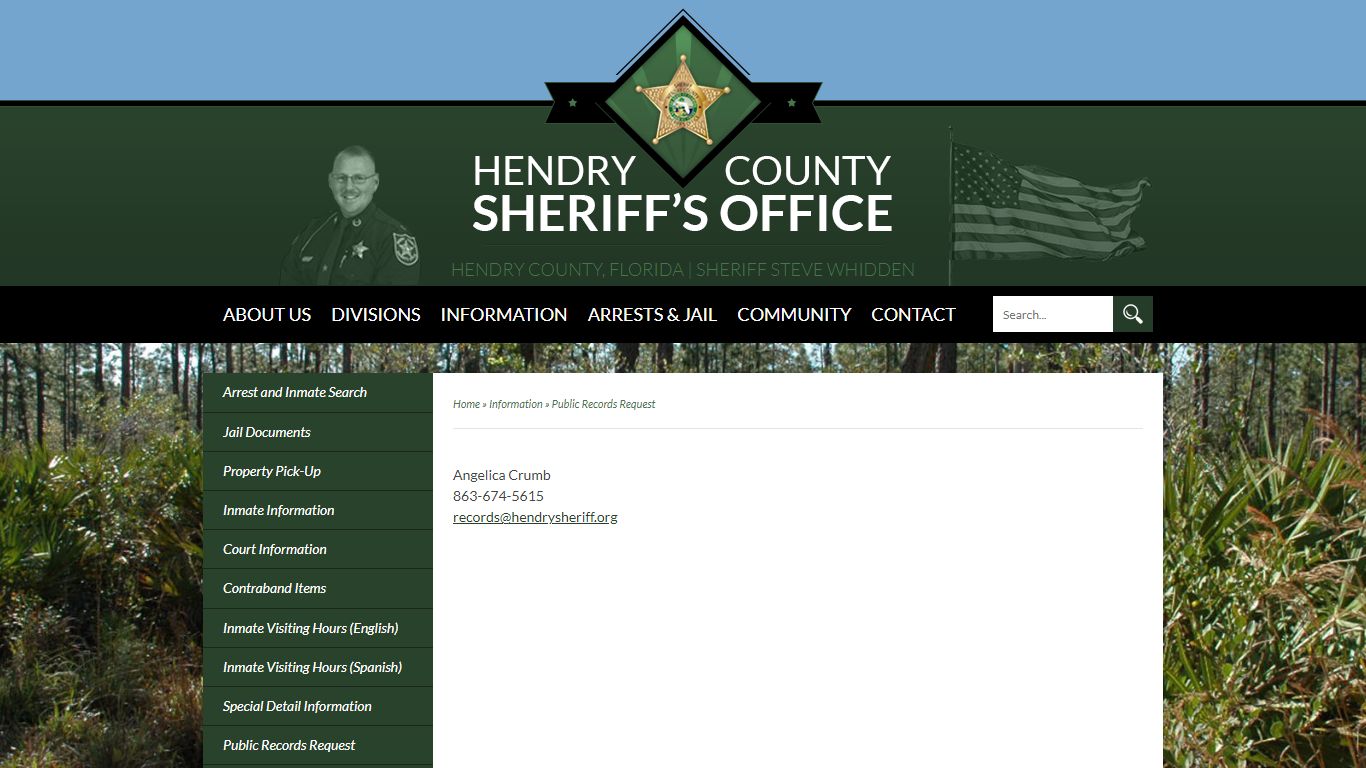 Welcome to Hendry County Sheriff